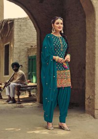 Eba Lifestyle Ruby Fancy With Embroidery Work Designer Suit Catalog