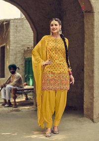 Eba Lifestyle Ruby Fancy With Embroidery Work Designer Suit Catalog