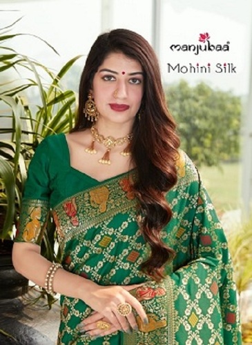 Manjubaa Mohini Soft Silk Designer Party Wear Saree Catalog