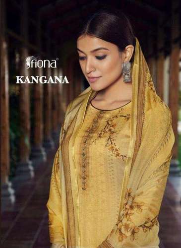 Fiona Kangana Pure Jam With Work Designer Salwar Suit Catalog