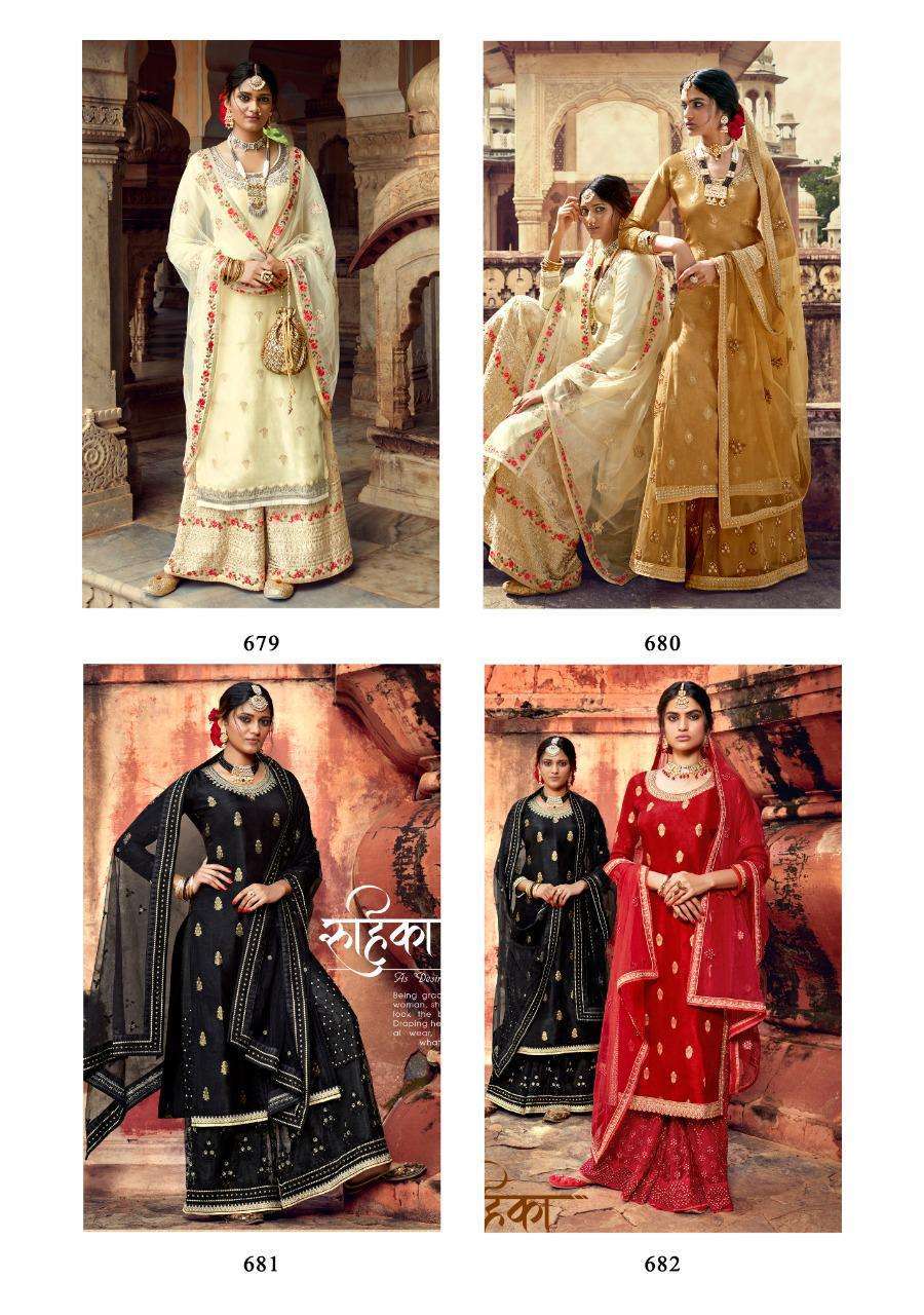 Ibiza Suit Haseen Russian Silk Fancy Embroidery With Diamond Salwar Suit Catalog