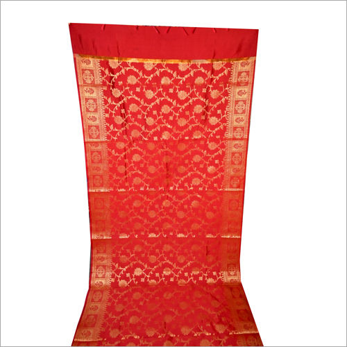 Indian Ladies Orange Jakat Tapeta Fancy Dupatta