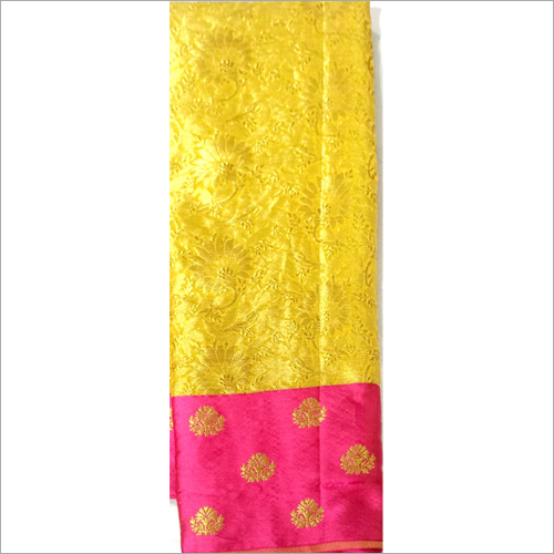 Ladies Yellow Color Saree