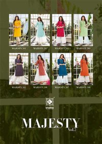 Kiana Majesty Vol 2 Viscose Kurti With Sharara Skirt Pant And Plazzo Catalog