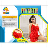 Ladies Fancy Night Dress 2 Piece Set