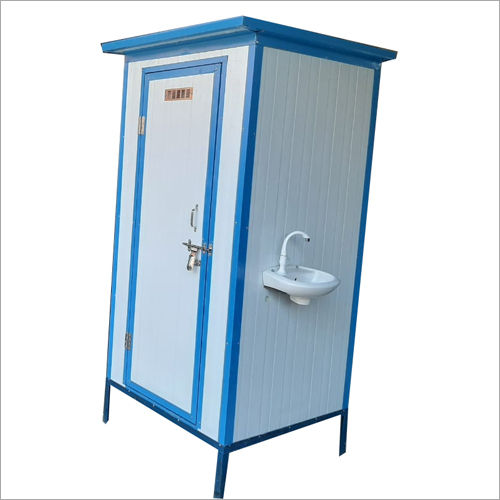 Blue Puff Toilet Cabin