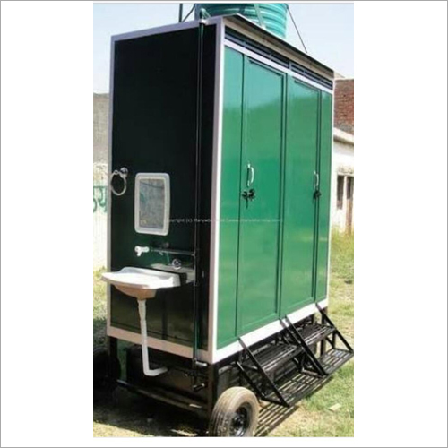 2 Seater MS Mobile Toilet Cabin