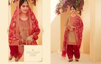 Kalaroop Sunheri By Patiyala Vol 4 Jam Silk With Work Readymade Suit Catalog