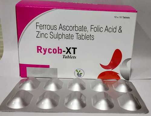 Ferrous Ascorbate 100Mg - Folic Acid 1.5Mg- Zinc Sulphate Monohydrate 7.5Mg General Medicines