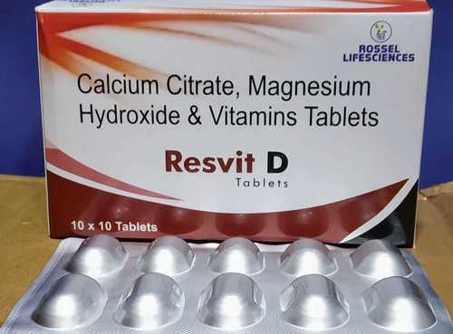 Calcium Citrate- Vit D3- Vit B1 -V B5-vit B6 And Magnesium Sulphate Tab General Medicines