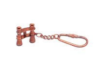 Copper Antique Brass Binocular Key Chain