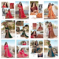 Kalista Nagma Vichitra Silk Designer Embroidered Saree Catalog