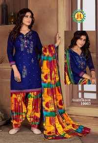 Jt Avantika Vol 10 Printed Cotton Readymade Suit Catalog