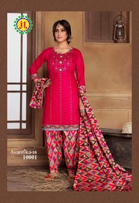Jt Avantika Vol 10 Printed Cotton Readymade Suit Catalog