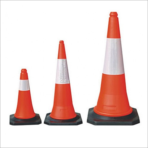 Portable Safety Traffic Cone By VARDHAMAN TRADERS