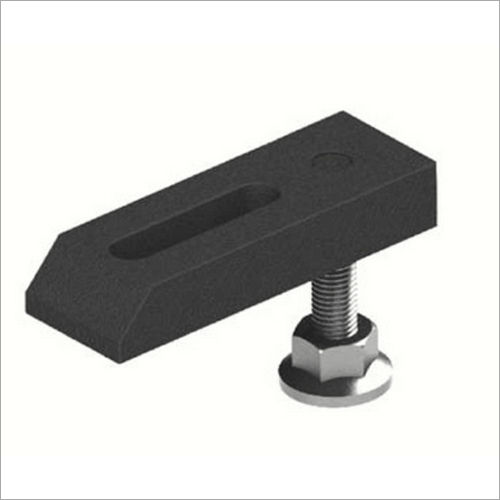 Tapped End Clamp With Adjustable Support