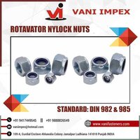 Self Locking Nylon Insert Lock Nuts - Durable Nylon Material, 10mm Size | Vibration Resistant, High Torque Engagement