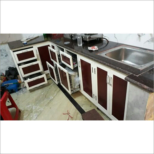 L Shape Modular Kitchen