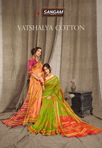 Sangam Prints Vatshalya Cotton Party Wear Printed Saree Catalog