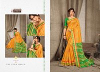 Sangam Prints Vatshalya Cotton Party Wear Printed Saree Catalog