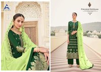 Alisa Fashion Kahera Jacquard Silk With Work Designer Salwar Suit Catalog