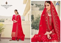 Alisa Fashion Kahera Jacquard Silk With Work Designer Salwar Suit Catalog