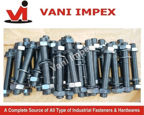 Ss 304 Stud Bolt With Nut And Washer