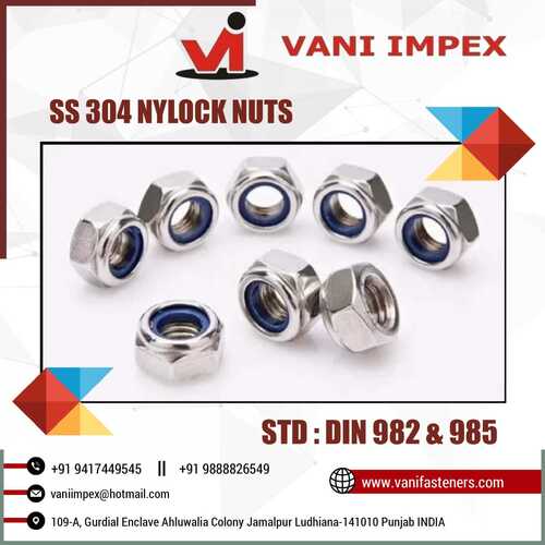 Stainless Steel Nylock Nuts