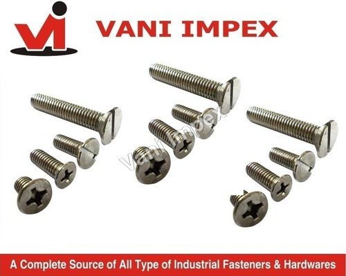 Stainless Steel Machine Screws By VANI IMPEX
