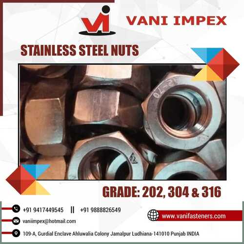 Ss 304/316 Hex Nut