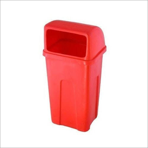 Red 60 Litre Post Box Type Plastic Dustbin