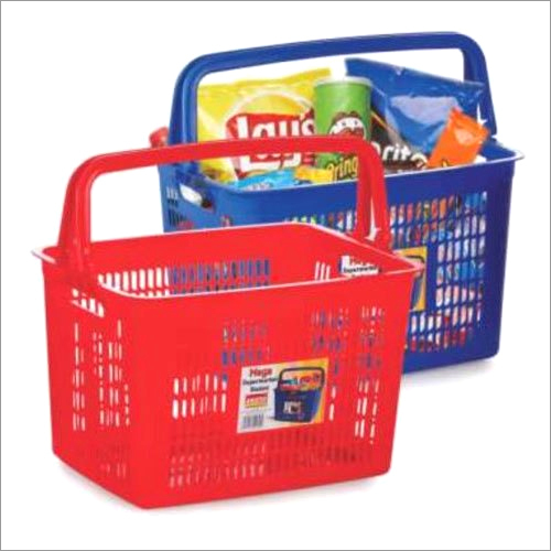 Plastic Shopping Basket For Mall By KKR Industries