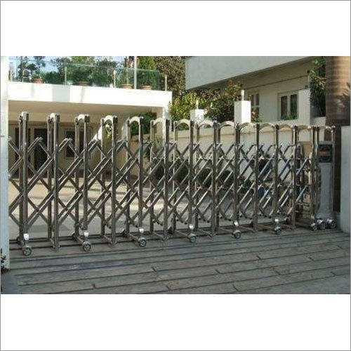 Stainless Steel Polished Retractable Gate