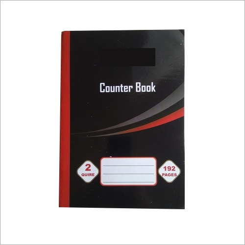 Counter Note Book A4 Hard Cover 192 Pages Ruled Thread