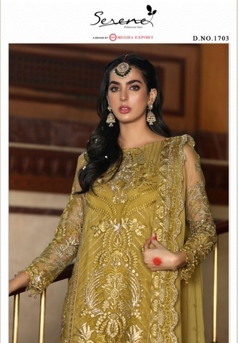 Serene Zarif Faux Georgette Pakistani Salwar Suit Catalog