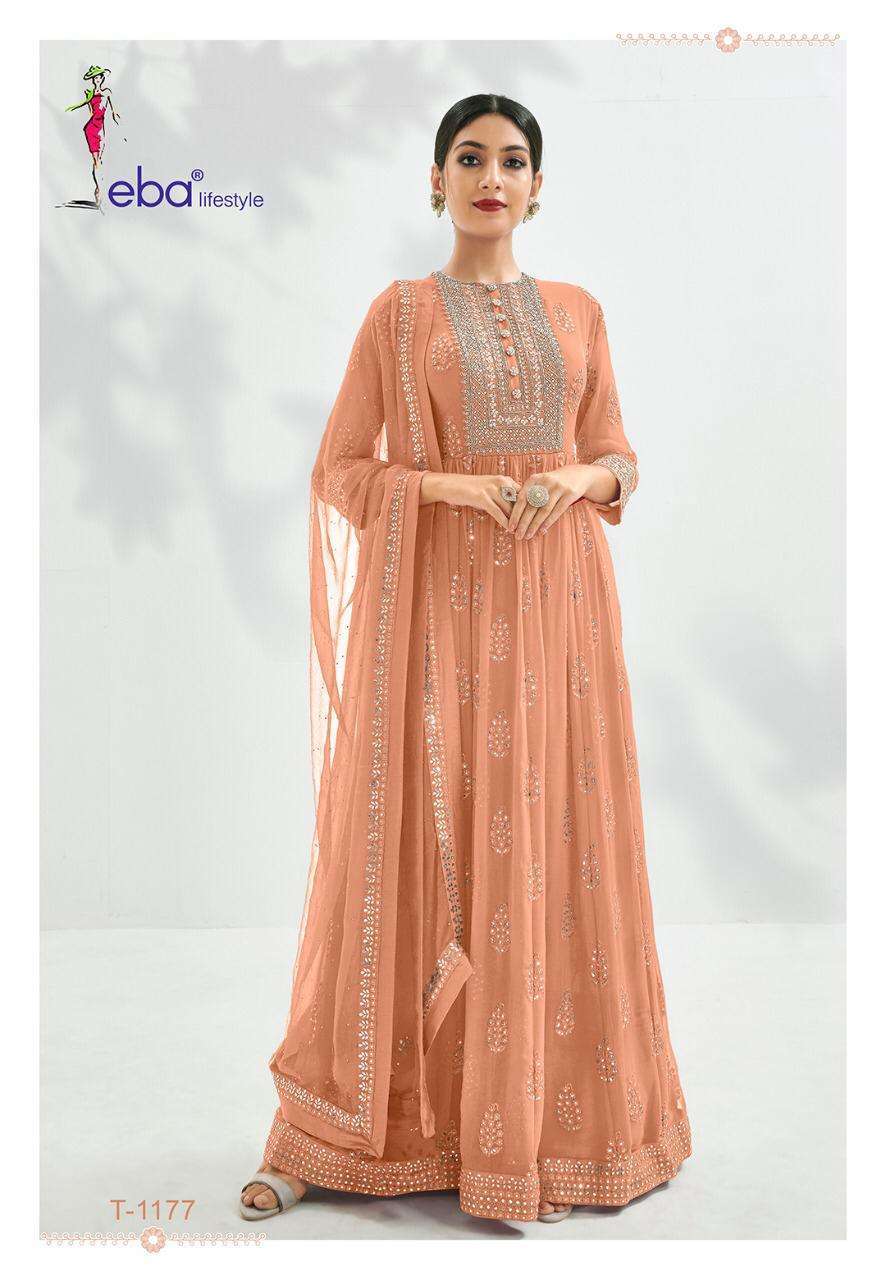 Prime Rose Titenum Georgette Heavy Embroidery Designer Suit Catalog