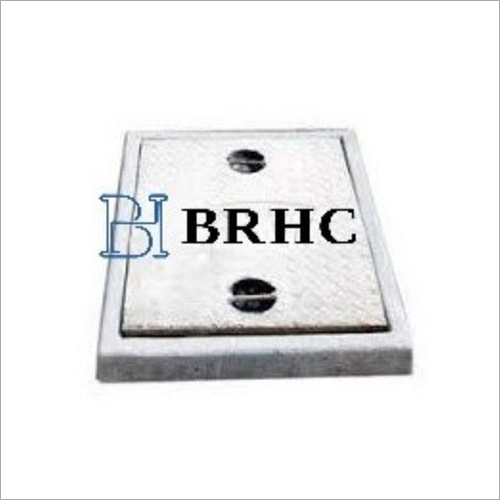 Gray Steel Fiber Reinforced Concrete Heavy Duty Manhole Covers By BRHC PIPE INDUSTRIES