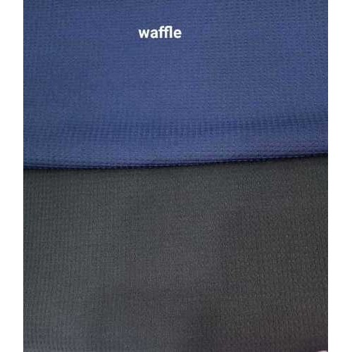 Polyester Waffle 2-way Lycra Fabric