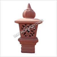 Decorative Cement Garden Lamp Post