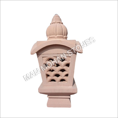 Decorative Stone Lamp Post By MAN MOHAN STONES