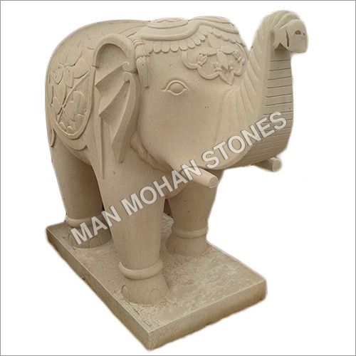 Stone Elephant Statue