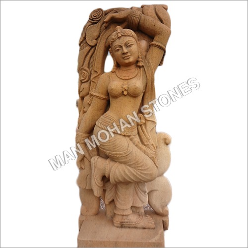 Red Sandstone Statue By MAN MOHAN STONES