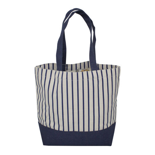 Canvas Handbag With Cotton Handle