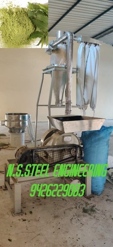 Semi-Automatic Dry Leaves Pulverizer Machine
