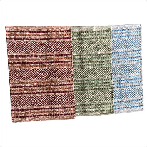 Multicolor Handloom Fancy Yarn Rugs