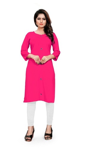 New Stylish Cotton Kurtis Bust Size: 40&42 Inch (In)