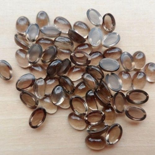 5x7mm Smoky Quartz Oval Cabochon Loose Gemstones