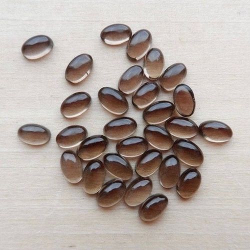 7x9mm Smoky Quartz Oval Cabochon Loose Gemstones