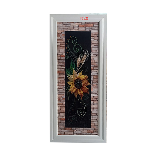 Floral Printed PVC Door