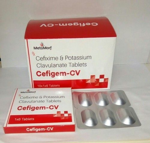 Cefixime And Clavulanate Potassium Tablets Suitable For: Aged Person